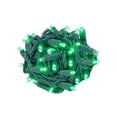thumbnail image 2 of Novelty Lights Green LED Christmas String Lights 70 Mini Bulbs (Green Wire, 24 feet), 2 of 9