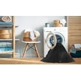 thumbnail image 2 of Ahgly Company Tapis d'Intérieur Rectangulaire Transitionnel Noir Nuit Lavable à la Machine, 8 Pieds x 10 Pieds, 2 of 7
