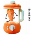 thumbnail image 2 of LEEYNEER Carrot Juicer Plush Toy  Juice Blender Plush Toy  Carrot Toy Blender Toy  Pull-String Rotation Fruit Stuff Plush Playset  Play Kitchen Accessories, 2 of 7