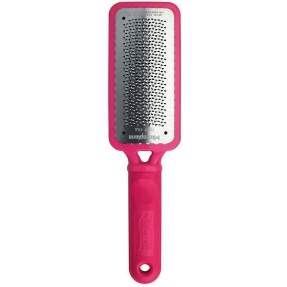 Microplane Colossal Foot File Pedicure Rasp for Dry or Callused Feet - Pink