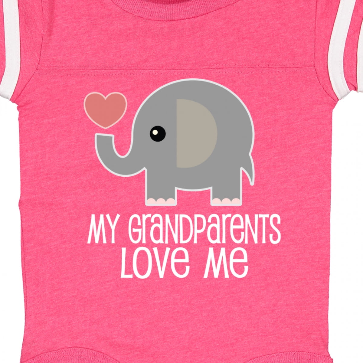 Inktastic My Grandparents Love Me Baby Clothes Boys or Girls Baby Bodysuit