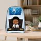 thumbnail image 4 of Bebé Jefe: Niño Africano Mochila transparente temática, resistente y duradera, bolsa see-through para trabajo, deporte, universidad y viaje, 31 × 43 cm, 4 of 6