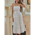 thumbnail image 2 of Biezeib Women’s Summer Long Dress Sleeveless Spaghetti Strap Tie-up Back Loose Dress Cutout Dress, 2 of 6