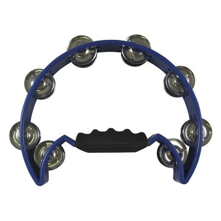 Instrument-Tambourine-Moon Shape-Blue
