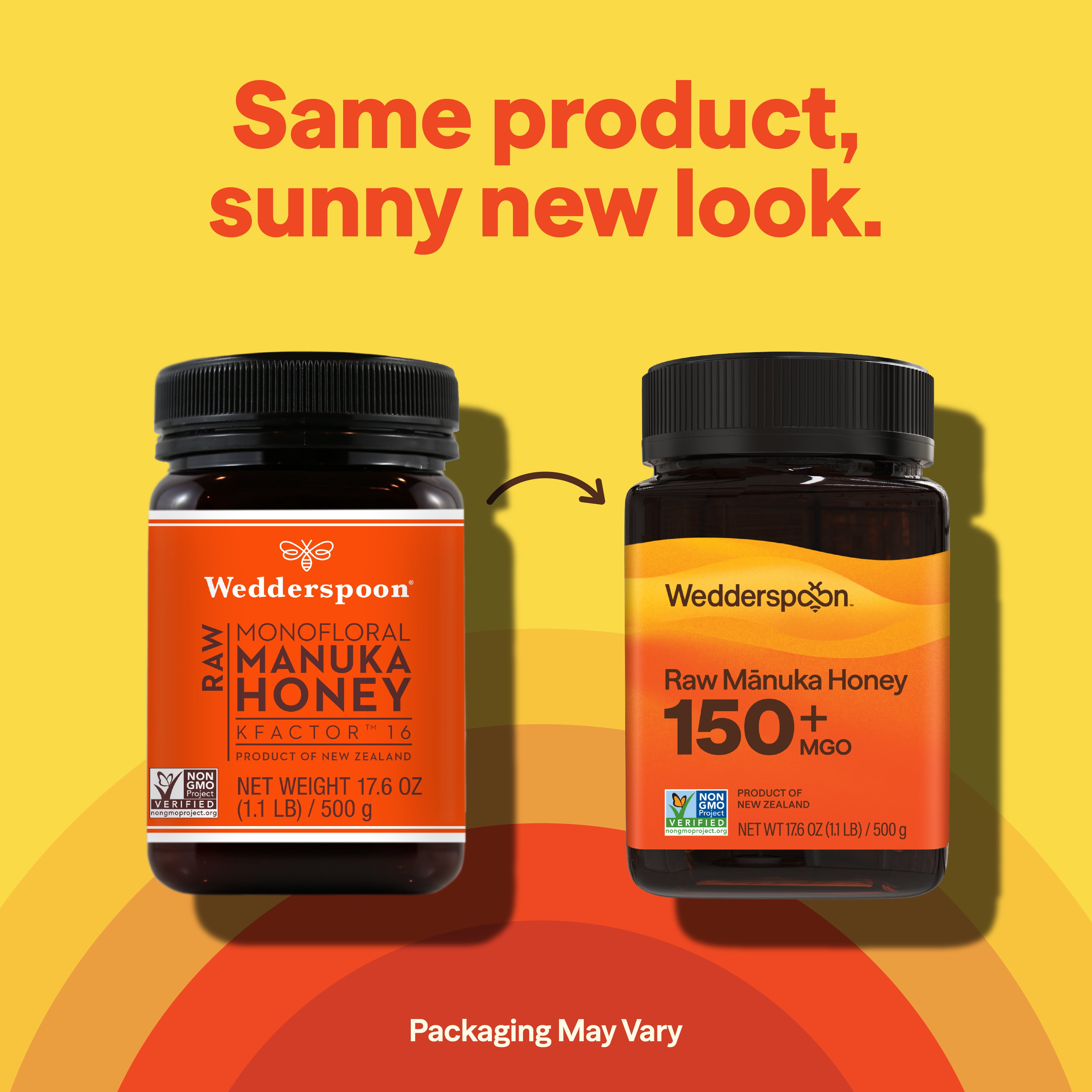 Wedderspoon Raw Unpasteurized New Zealand Manuka Honey, 150+ MGO, 17.6 oz