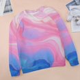 thumbnail image 6 of Colorful Marble Pattern Mom Sweatshirt For Women Long Sleeve Pullover, 6 of 7