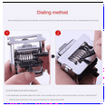 thumbnail image 3 of Automatic Coder 4Digit Number Machine Production Date Manual Coder Numbering Advance Machine Quick-Drying Ink Black, 3 of 8