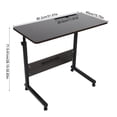 thumbnail image 1 of Adjustable Bed Side Laptop Study Desk Removable Mobile Phone TableDark Walnut, 1 of 8