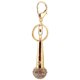 thumbnail image 1 of Microphone Shape Key Chain Hanger Key Chain Hanging Ornament Key Pendant, 1 of 2