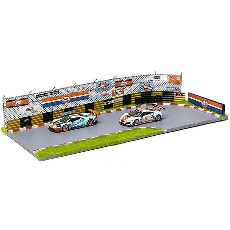 アメリカンジオラマ 1:64スケール レーストラック・ジオラマ(ガルフ) アメリカンジオラマ 1:64スケール レーストラック・ジオラマ