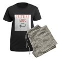 thumbnail image 5 of CafePress - Future Mrs. Pajamas - Women's Short Sleeve Print T-Shirt and Pants Dark Cotton Pajama Set, 5 of 7