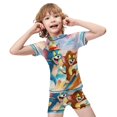 thumbnail image 4 of Tom And Jerry Boys 2-Piece Swimsuit Set, Short Sleeve Rash Guard & Swim Trunks, 4 of 7