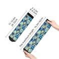 thumbnail image 2 of Salouo Hawaiian Style Pattern Unisex Middle Tube Socks,Middle-Finger Knee High Socks Over The Calf Tube Stocking Crew Stockings for Women and Men Tube Socks, 2 of 8