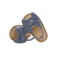 thumbnail image 4 of Gupgi Baby Girl Bow Knot Sandals Soft Sole Flat Princess Shoes First Walkers, 4 of 7
