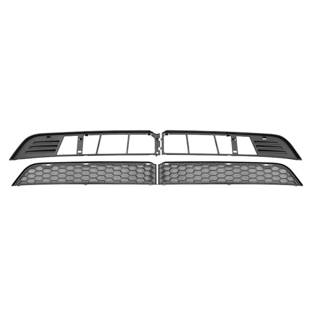 Matte Black 4-Piece Split Insect & Dust Protection Net Set for 2025 Tesla Model Y Juniper Refresh - Front Grille Bug Screen with ABS+Steel Wire Mesh, Original Car Mold Design, Non-Destructive