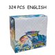 thumbnail image 1 of Cartas coleccionables de Pokémon para niños, juego de cartas coleccionables, Escudo de espada en inglés, francés y español, 324/360 piezas Fivean unisex, 1 of 2