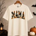 thumbnail image 2 of Mama Halloween Shirt, Spooky Mama Varsity Letter Graphic Tee, Ghost Pumpkin Fall Spooky Season Gift for Mom, Unisex, 2 of 10