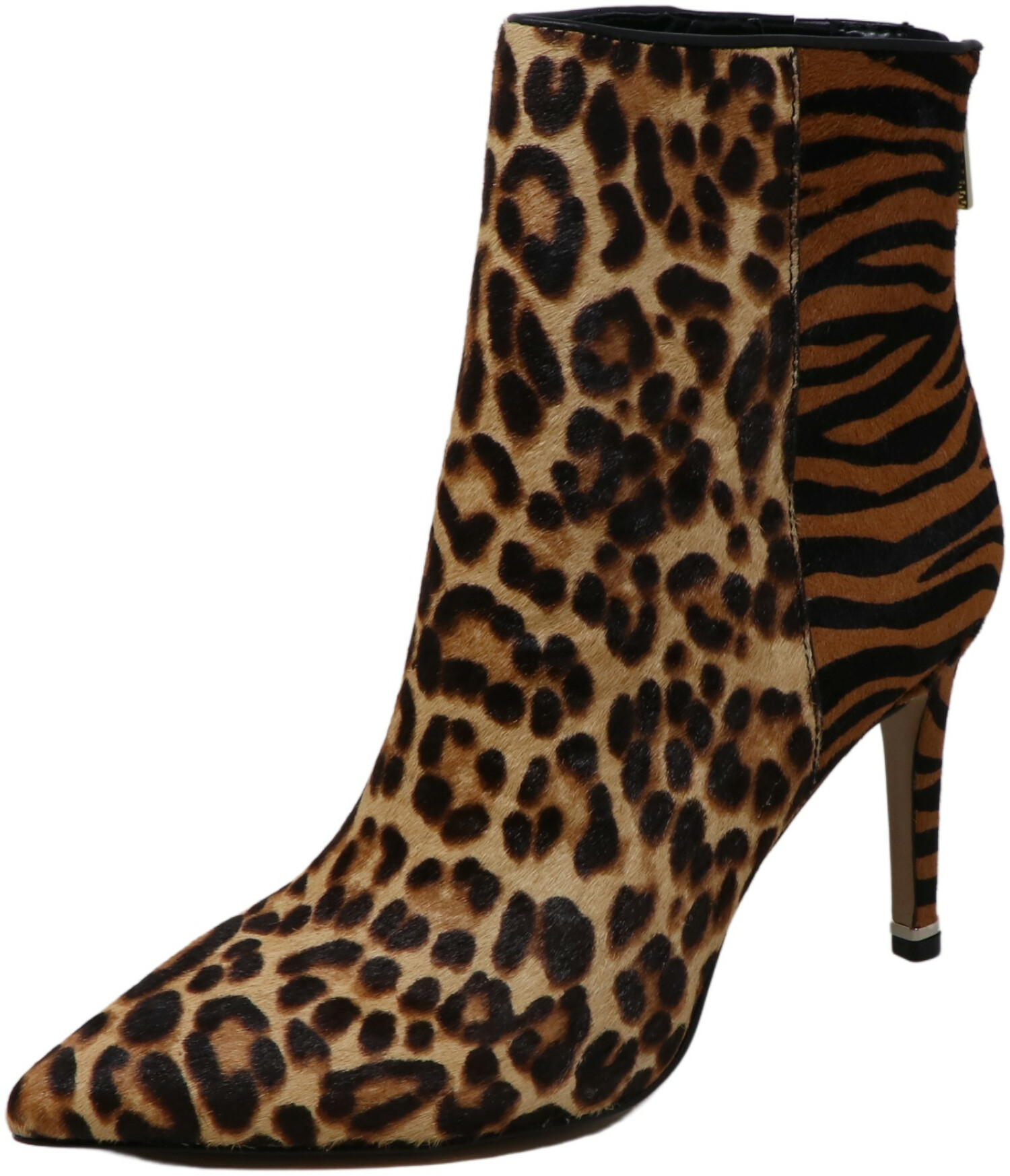 Simple Bootie Pump Multi Mid-Calf Fur 
