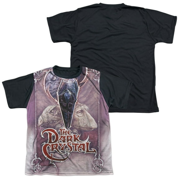 Dark Crystal - The Crystal - Youth Short Sleeve Black Back Shirt - Large