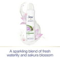 thumbnail image 4 of Dove Nourishing Secrets Dry Spray Antiperspirant Deodorant Waterlily & Sakura Blossom, 3.8 oz, 4 of 10