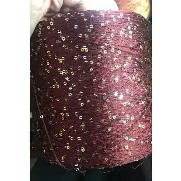 Crochet Yarn for Knitting Polyester Yarn with Sequins Yarn 500G Yarn with Loops Knitting Yarn with Lurex Large Coil Yarn