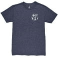 thumbnail image 2 of Men's 1863FC  Heather Navy Barcelona Front Back Date Twisted Tri-Blend T-Shirt, 2 of 3