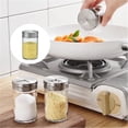 thumbnail image 1 of Seasoning Shaker Spice Shaker Spice Shakers with Holes and Lids Salt and Pepper Shakers with Lids Salt and Pepper Shakers with Adjustable Pour Holes Adjustable Seasoning Shaker Glass Spice Jars, 1 of 9