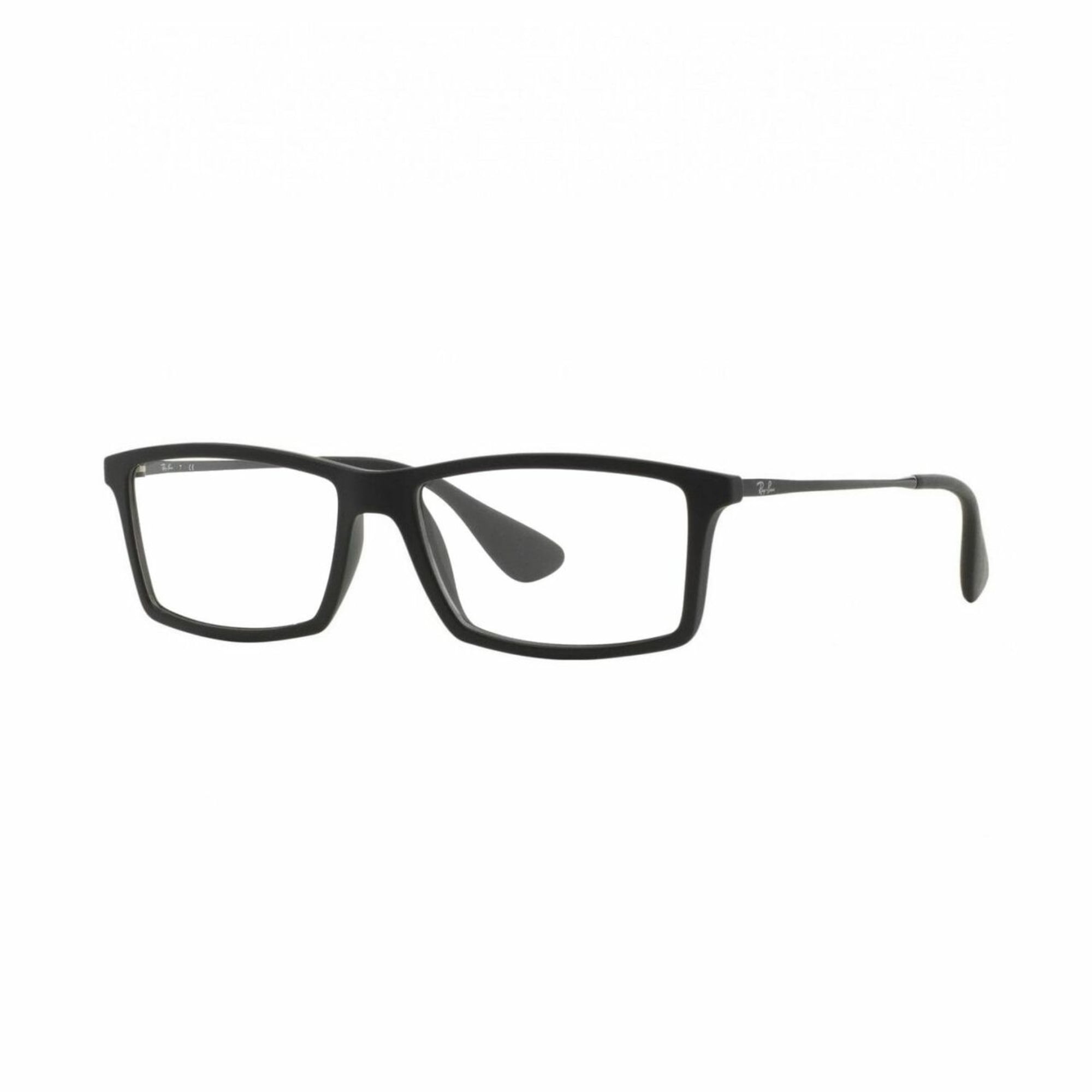 Ray-Ban RB7021-5364 Matthew Black Rectangular Men's Acetate Eyeglasses ...