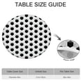 thumbnail image 6 of Black White Soccer Pattern Round Fitted Tablecloth with Elastic Edge,Dining Table Cover Waterproof,Outdoor Round Tablecloth for Camping,Dining,Indoor and Outdoor, 6 of 7