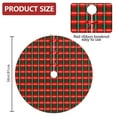 thumbnail image 2 of 36 Inch Christmas Tree Skirt – Velvet Plush Tree Mat, Soft Thickened Polyester with Red Ties, Single-Sided Printing, Available in 30in/36in/48in, Perfect for Holiday Xmas Tree Decoration, 2 of 7