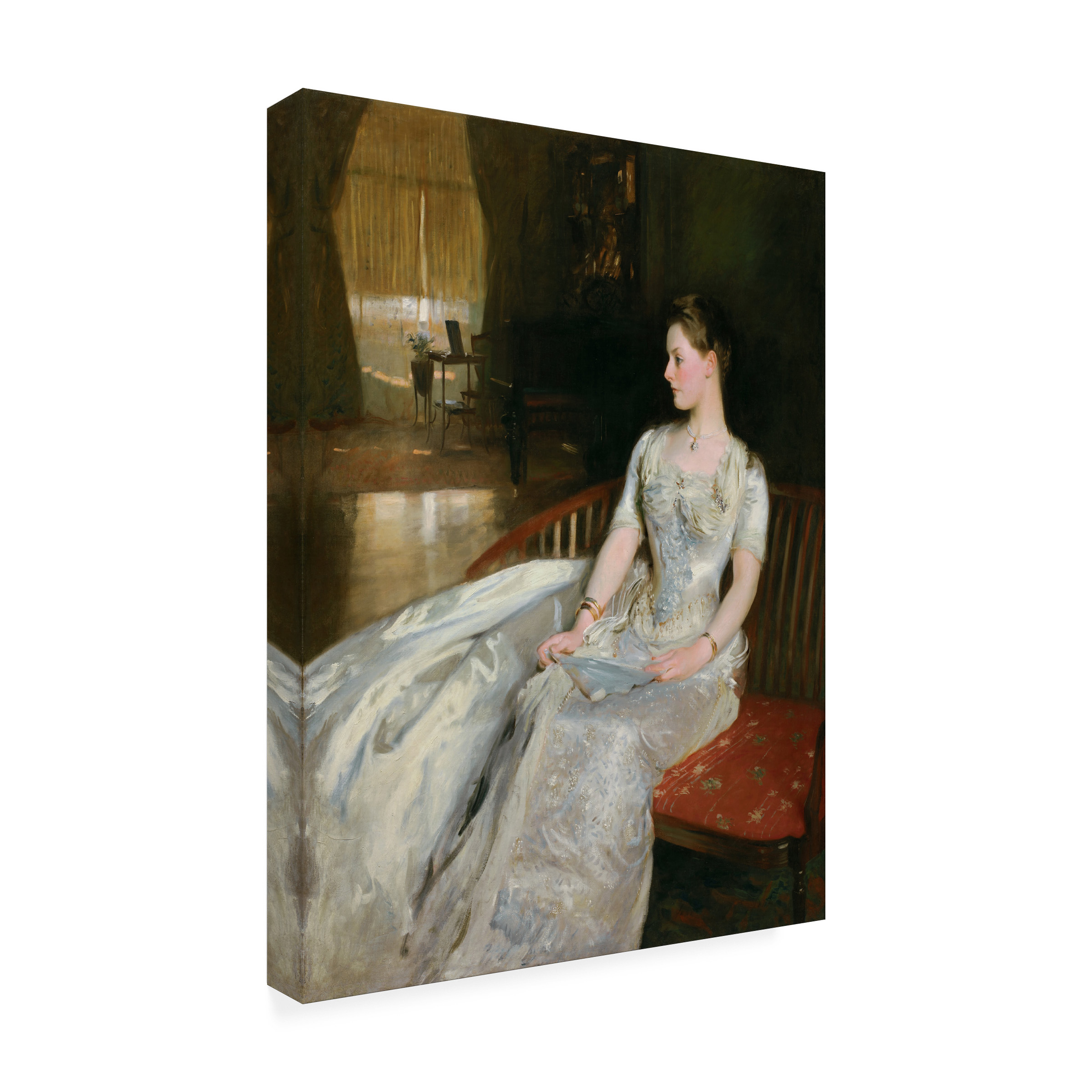 John Singer Sargent 'Mrs Cecil Wade' Canvas Art