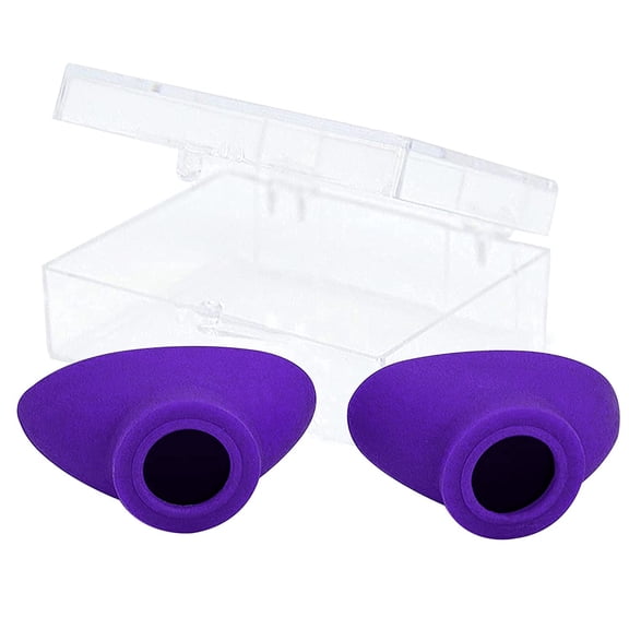 Super Sunnies Slim Flex UV Eye Protection Individual Tanning Goggles Eyeshields, Purple