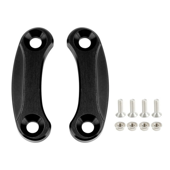 Black mirror delete blanking block off plates fits for Kawasaki ZX-10R 2016-2023