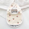 thumbnail image 4 of Paquete de 3 baberos impermeables de algodón para niñas y niños con broches, 4 of 4