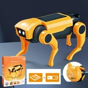 Lekihaqq 1 Packs Solar Powered Robot Dog Kit, STEM Educational DIY Building Toy, Physics Science Project for Teens & Adults, Creative Hands-On Learning Engineering Set