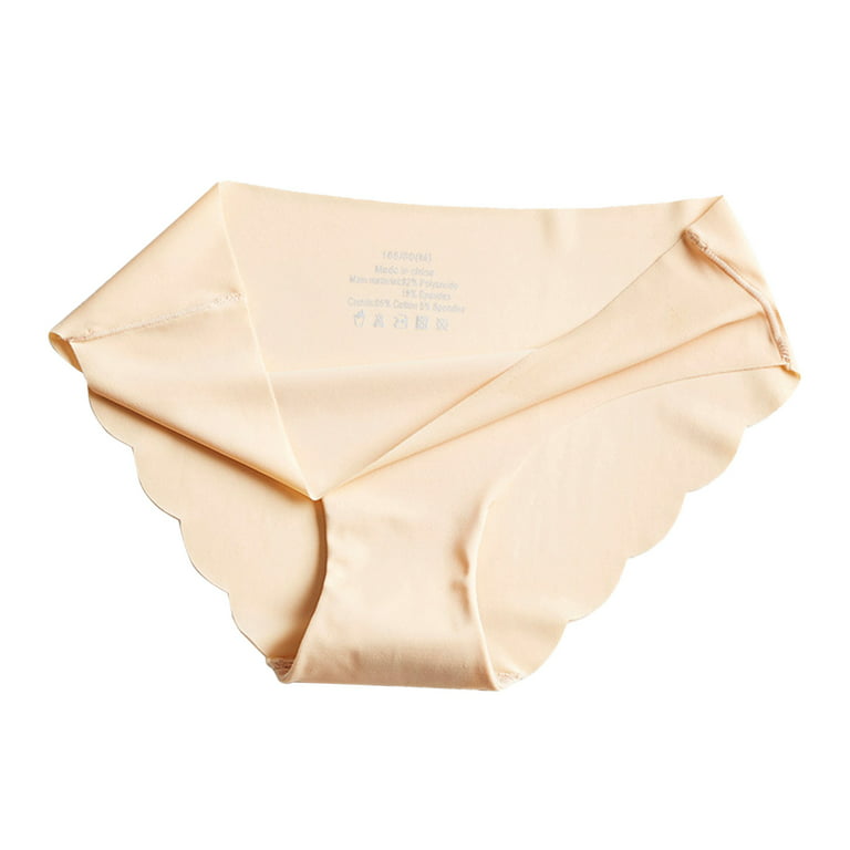 JDEFEG Women Underwear Sheer Panties Women'S Ice Silk Seamless