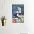 thumbnail image 2 of (RA245) Hilo Algodón Ecológico Bordado 14CT 2 Hebras Impresión 35*54cm Kit Serie Personajes Punto Cruz Ángel Nieve Nocturna (borde Gancho), 2 of 9