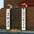 thumbnail image 3 of 2 Pair Couplet Banner Super Soft Waterproof Polyester Decorative 2022 Graduation Party Hanging Flags Porch Sign Party Supplies, 3 of 10