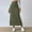 Army Green, variant on SMihono Fashion Women's Striped Wrap Maxi Skirts High Waisted Ribbed Knitted Skirt Split Side Elastic Bodycon Skirts Army Green 8