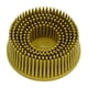 thumbnail image 5 of Disco de cerdas de 2 pulgadas con vástago abrasivo para eliminar rebabas y óxido en metal amarillo., 5 of 14