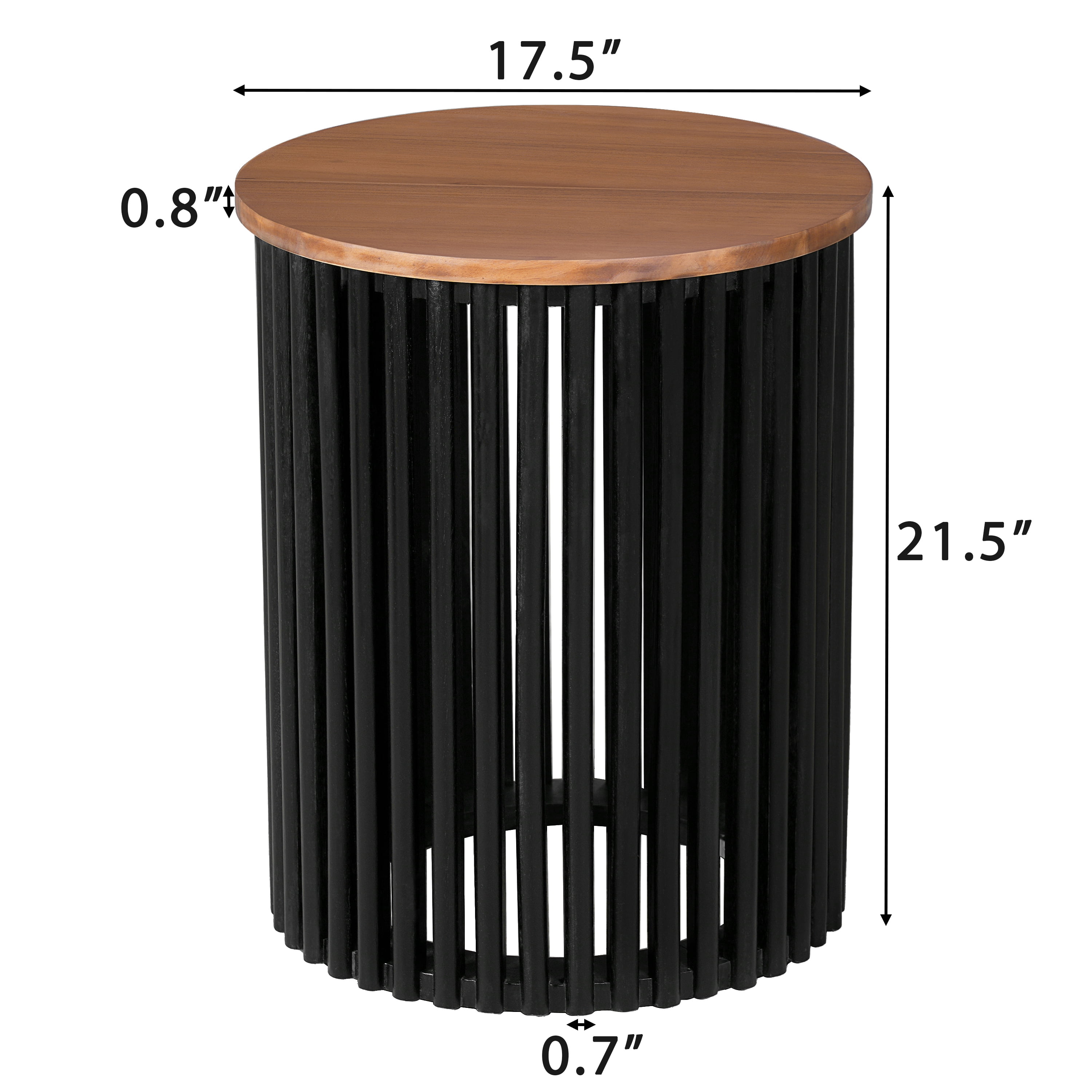 Euroco PATIO FURNITURE SETS : ACACIA SOLID WOOD COFFEE TABLE + ACACIA SOLID WOOD SIDE TABLE