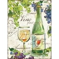 thumbnail image 2 of Paton, Julie 19x24 Gold Ornate Wood Framed with Double Matting Museum Art Print Titled - Vin Pinot, 2 of 4