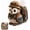 Explorer Owl, variant on Wise Owl Quilted Tissue Box DIY Sewing Kit, Cute Holder Cover, Patchwork Fabric Animal, Handmade Craft Kit for Adults, Creative Home Decor Gift, Fun Animal, Patchwork Kit, Fabric(Spell Book Owl)
