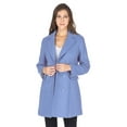 thumbnail image 3 of Haute Edition Women's Double Breasted Wool Blend Peacoat Winter Jacket Coat, 3 of 6