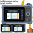 thumbnail image 4 of OTDR 1310/1550nm 26/24dB Fiber Optic Reflectometer Touch Screen VFL OLS Event Map Ethernet Cable Tester Dual wavelength ,Accurate, 4 of 6