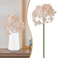thumbnail image 2 of ZFSBZBS 1Pc Artificial Flowers Hydrangea with Long Stem, 11" Faux Hydrangeas Real Touch for Home, Office, Wedding Arrangements and Party Decor Gold, 2 of 9