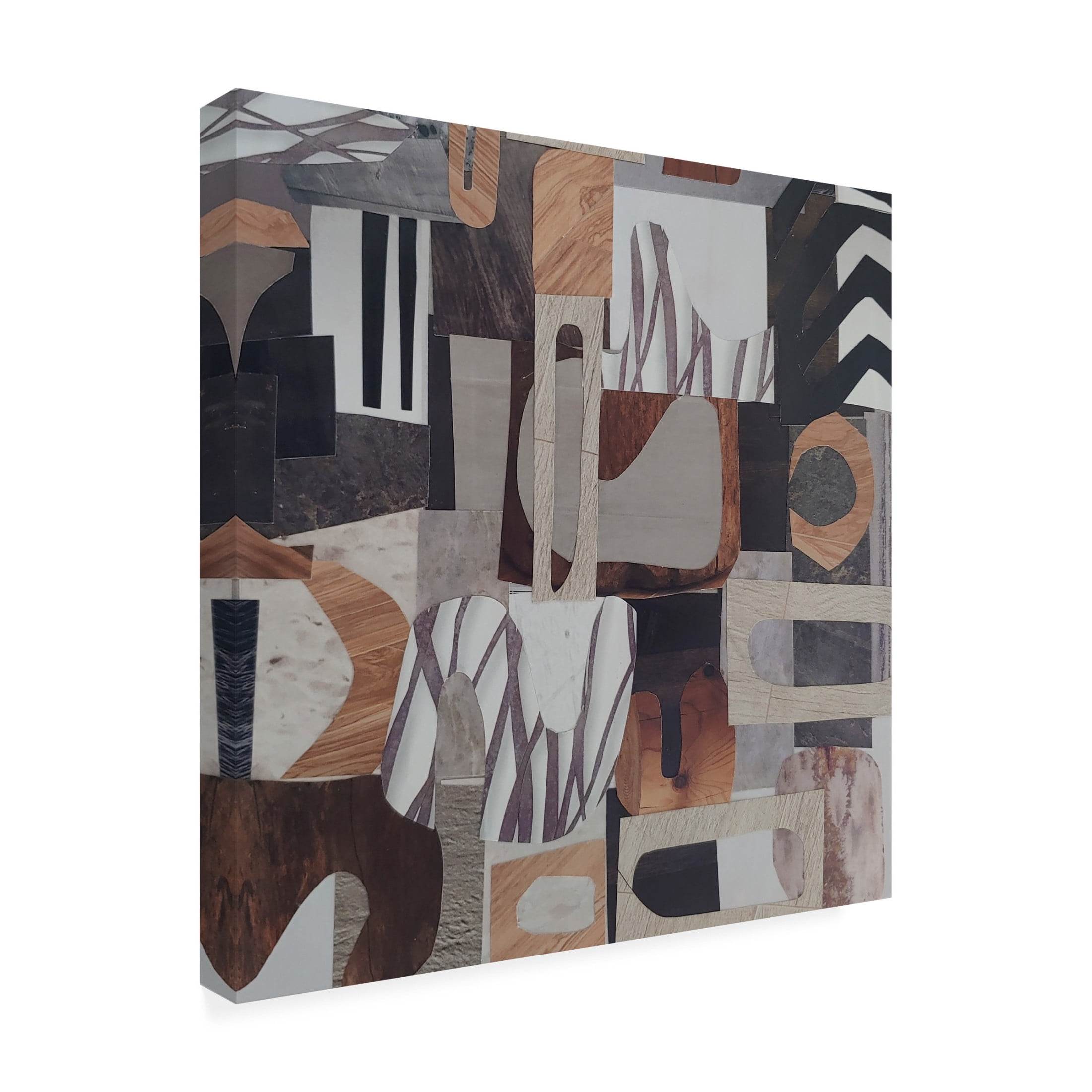 Canvas Wall Art - Coco Good 'Safari Camp Serengeti I' Wall Art for Living Room, Bedroom, or Office Décor by Trademark Fine Art - 35 x 35 Inches