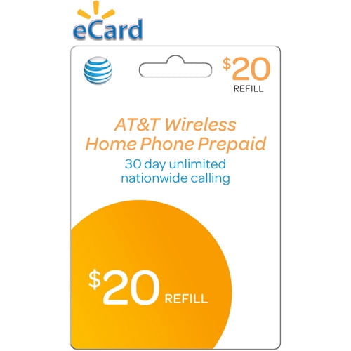 AT&T Mobility Prepaid Wireless Home Phone $20 (Email Delivery)