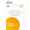 AT&T Mobility Prepaid Wireless Home Phone $20 (Email Delivery)
