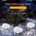 thumbnail image 2 of Glow Cobble Stone IP55 Impermeable Jardín Césped Dura Hasta 8H (luz Blanca), 2 of 9